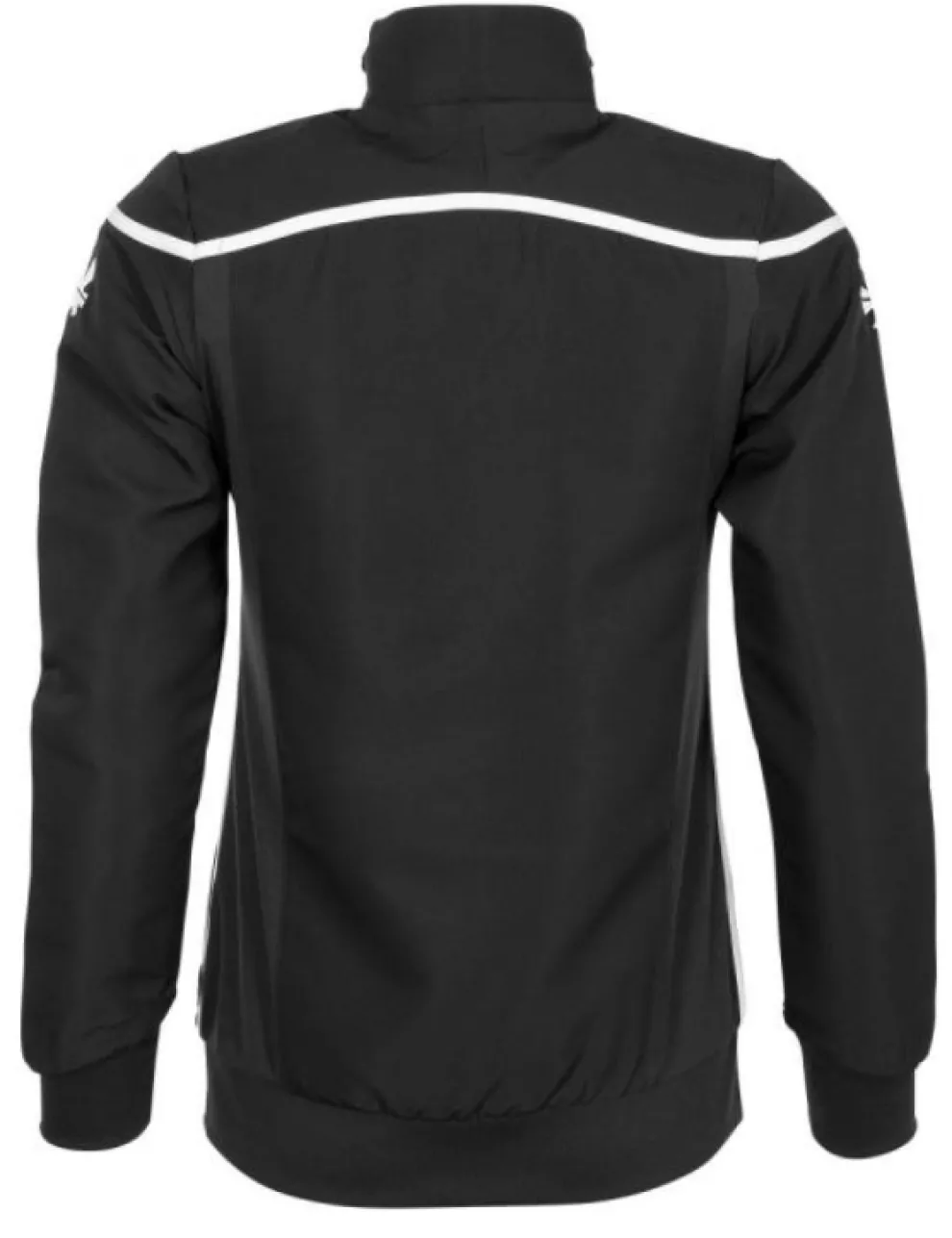 Reece Varsity Woven Jacket Ladies Black-White