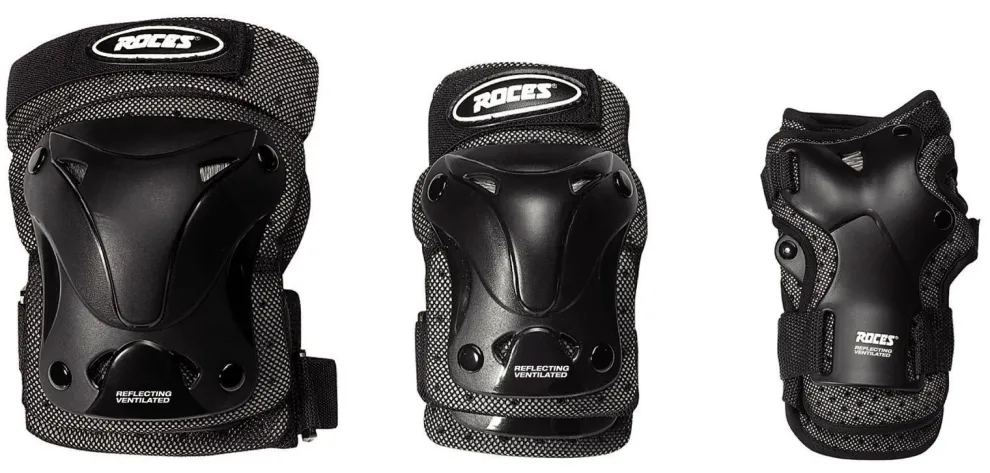 Roces Junior Ventilated 3-pack black