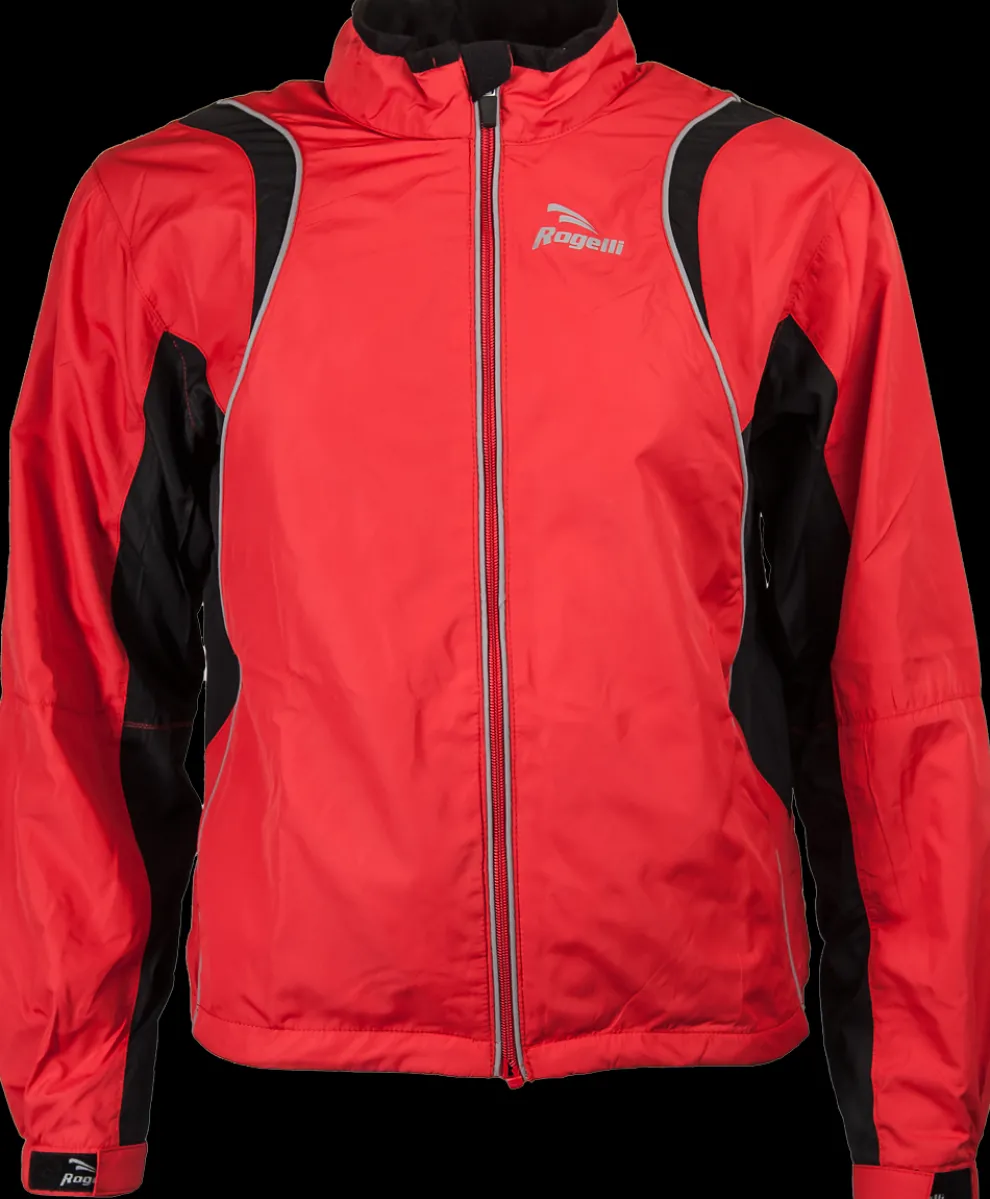 Rogelli Braxton Running Jacket Kids Rood
