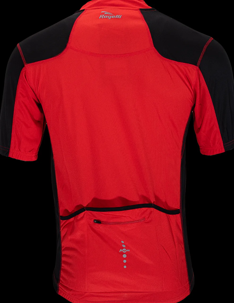 Rogelli Fietsshirt Monza Rood/Zwart