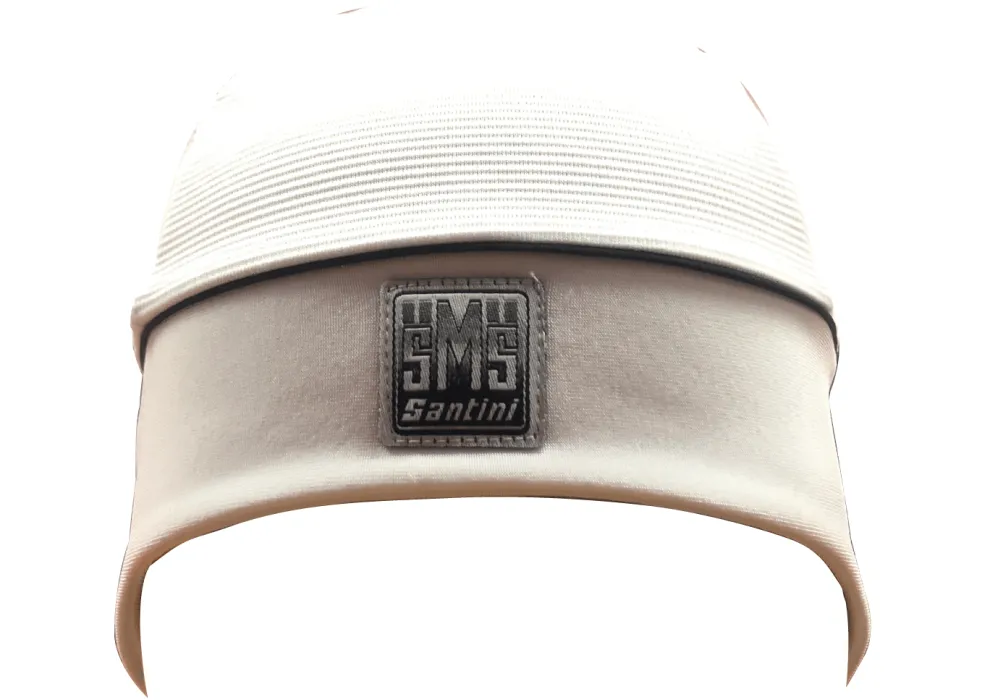 Santini 365 winter cap thermofleece Wit