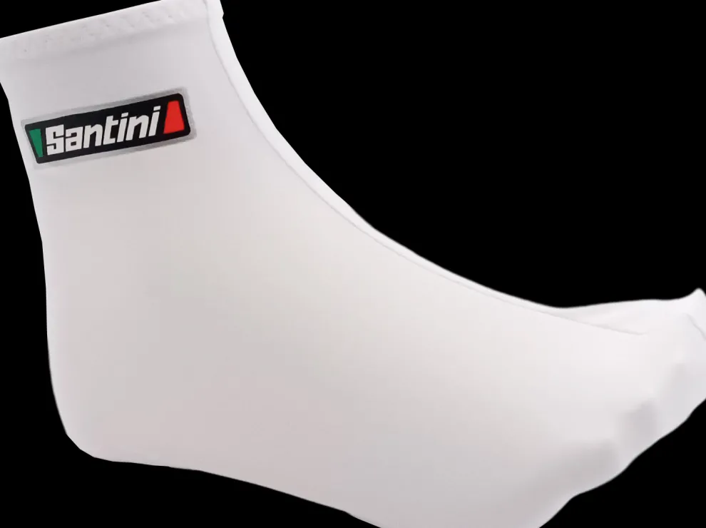 Santini Lycra overschoen wit