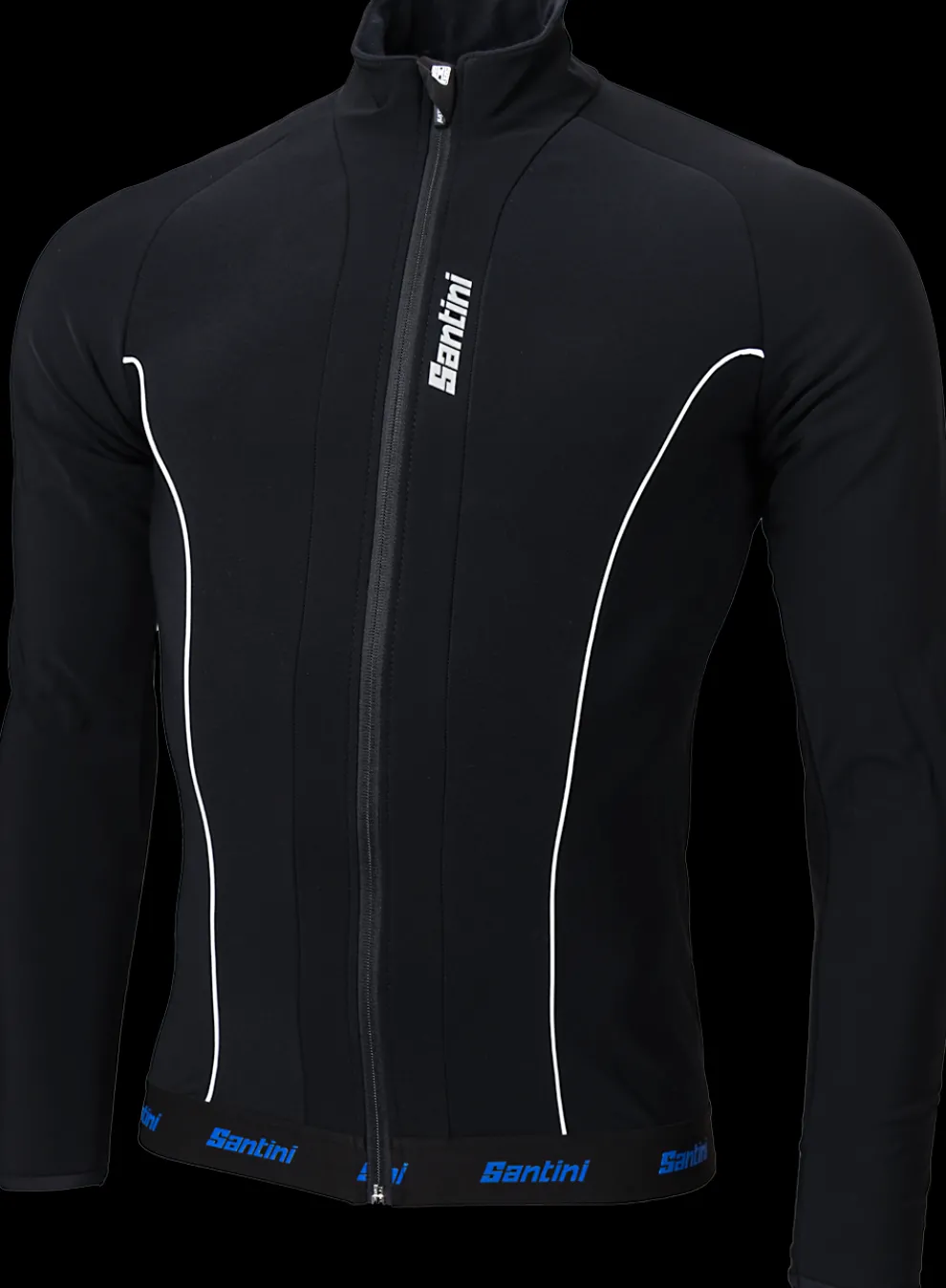 Santini Windstopper Zwartprint Fietsjack