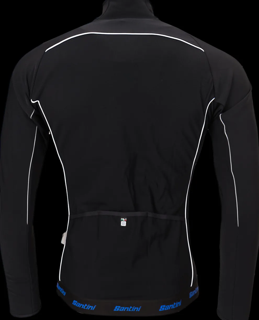 Santini Windstopper Zwartprint Fietsjack