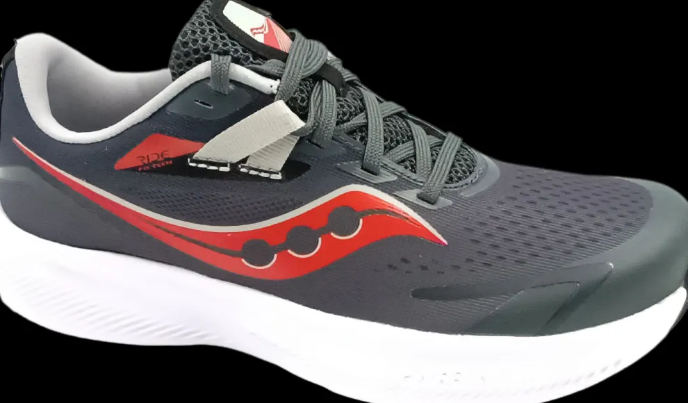 Saucony Ride 15 grey/black/red