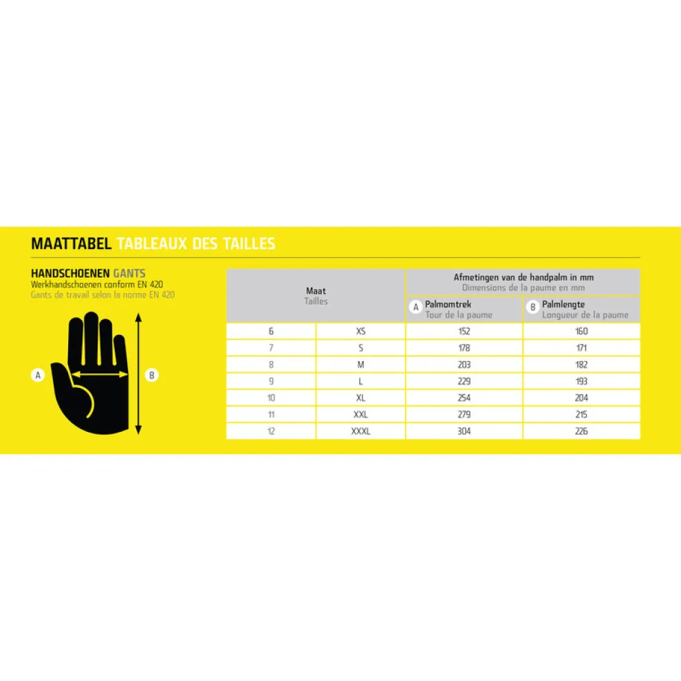 Sebra glove extreme wit