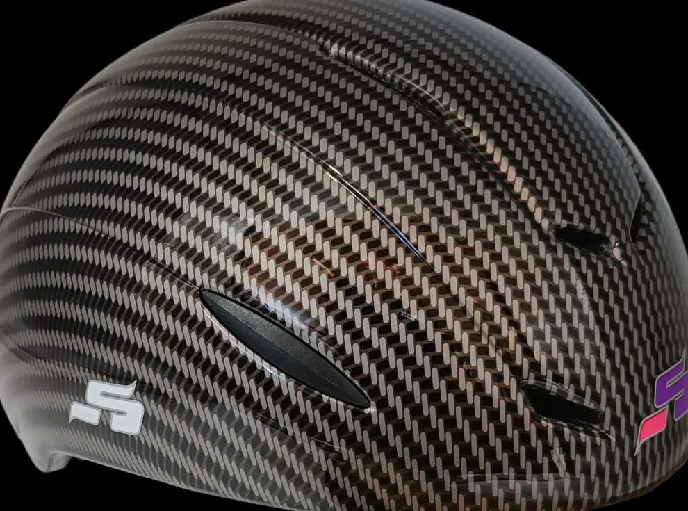 Skate-Tec schaatshelm 013 pro carbon zwart