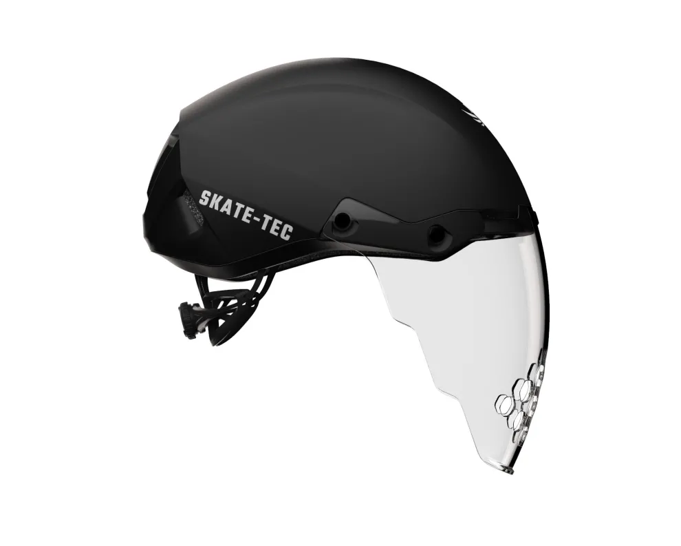 Skate-Tec shorttrack helm 025 zwart