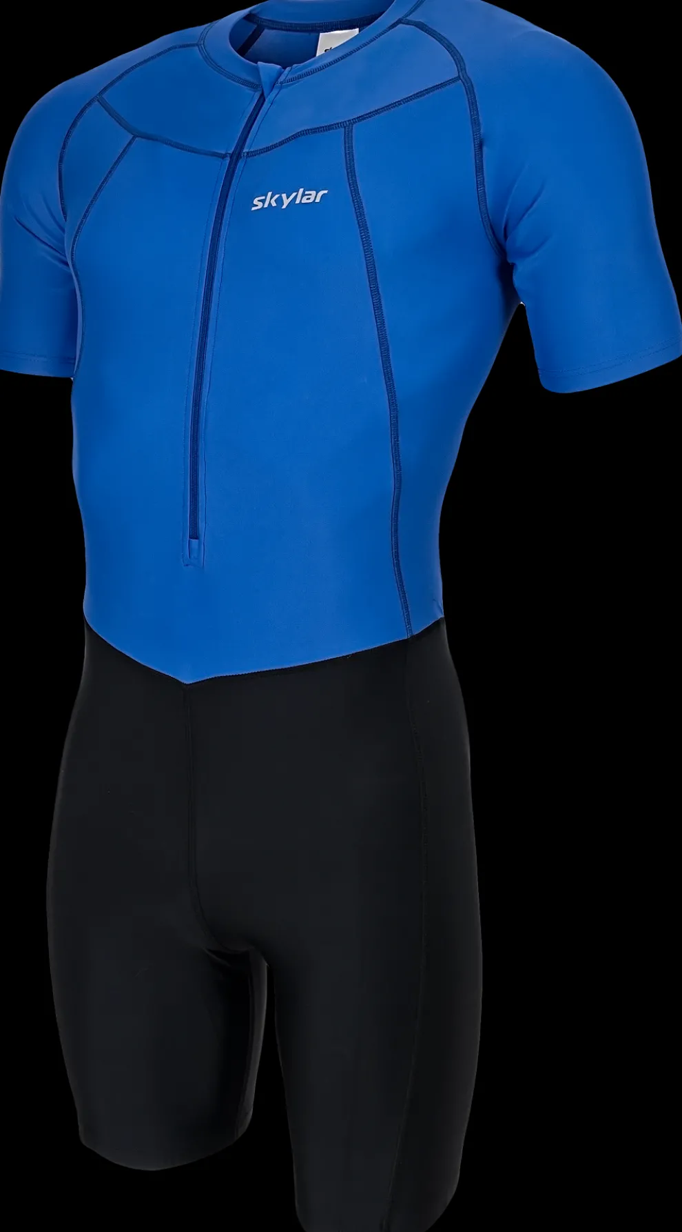 Skylar Skeelerpak Bellesco speed lycra blauw/zwart