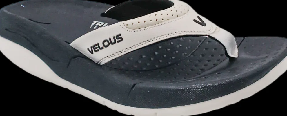 Velous oceanside flip white/black