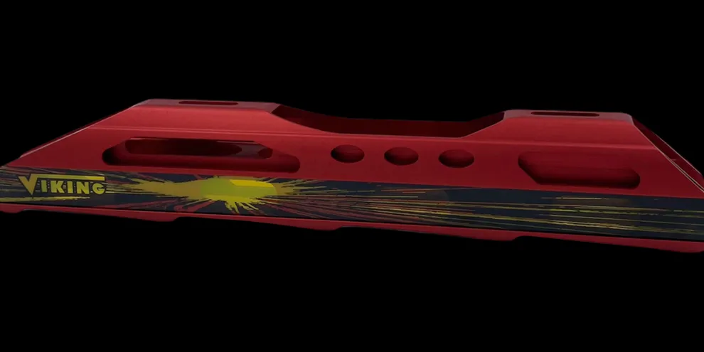 Viking Skeelerframe 5x80mm rood