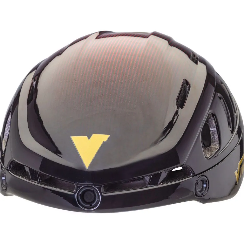 Viking Sparrow schaatshelm zwart/rood