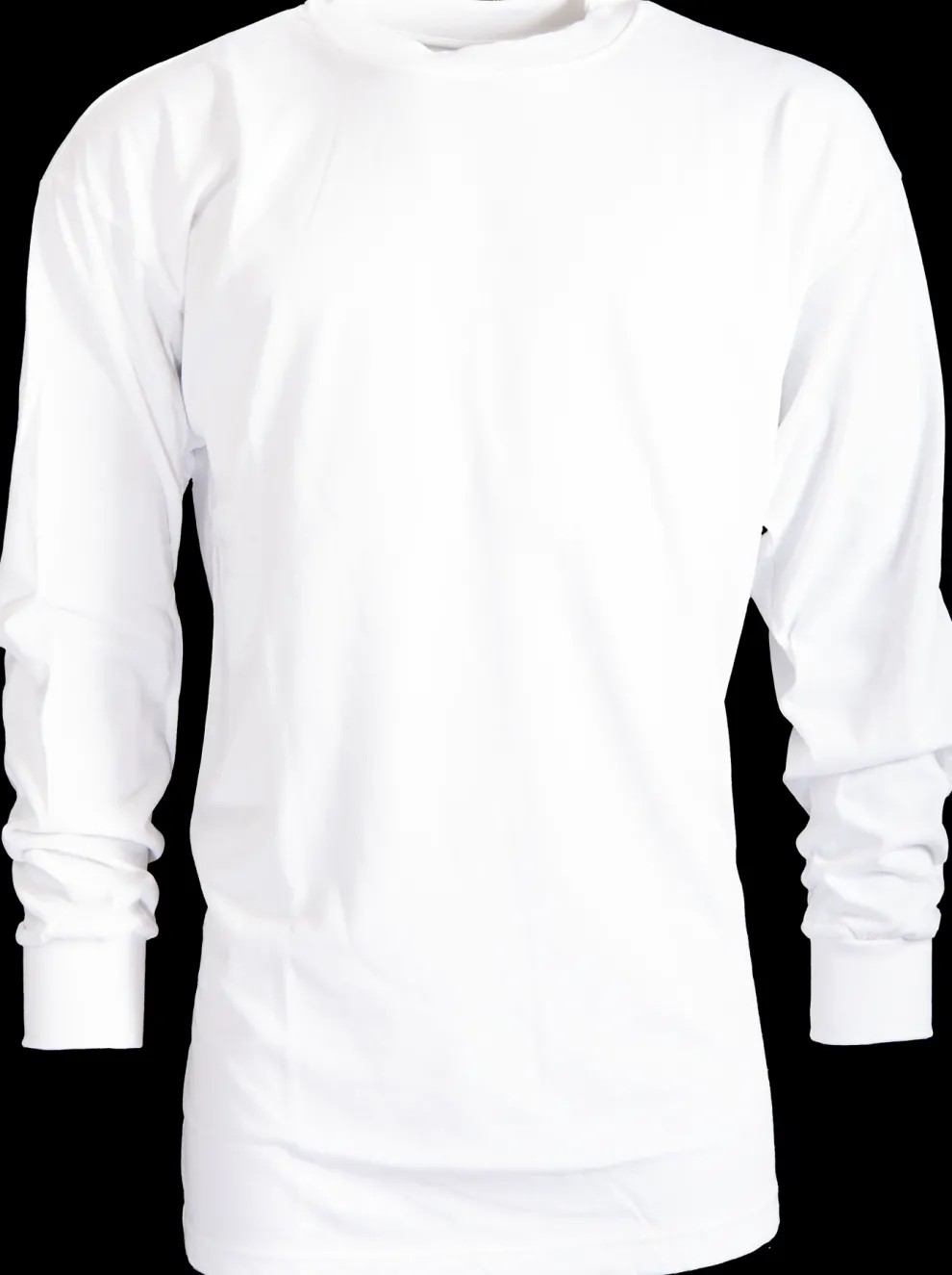 wit shirt met lange mouwen