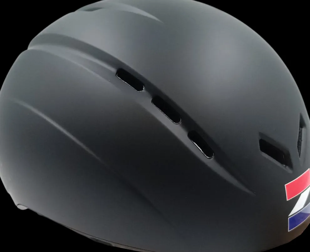 Zandstra schaatshelm mat zwart